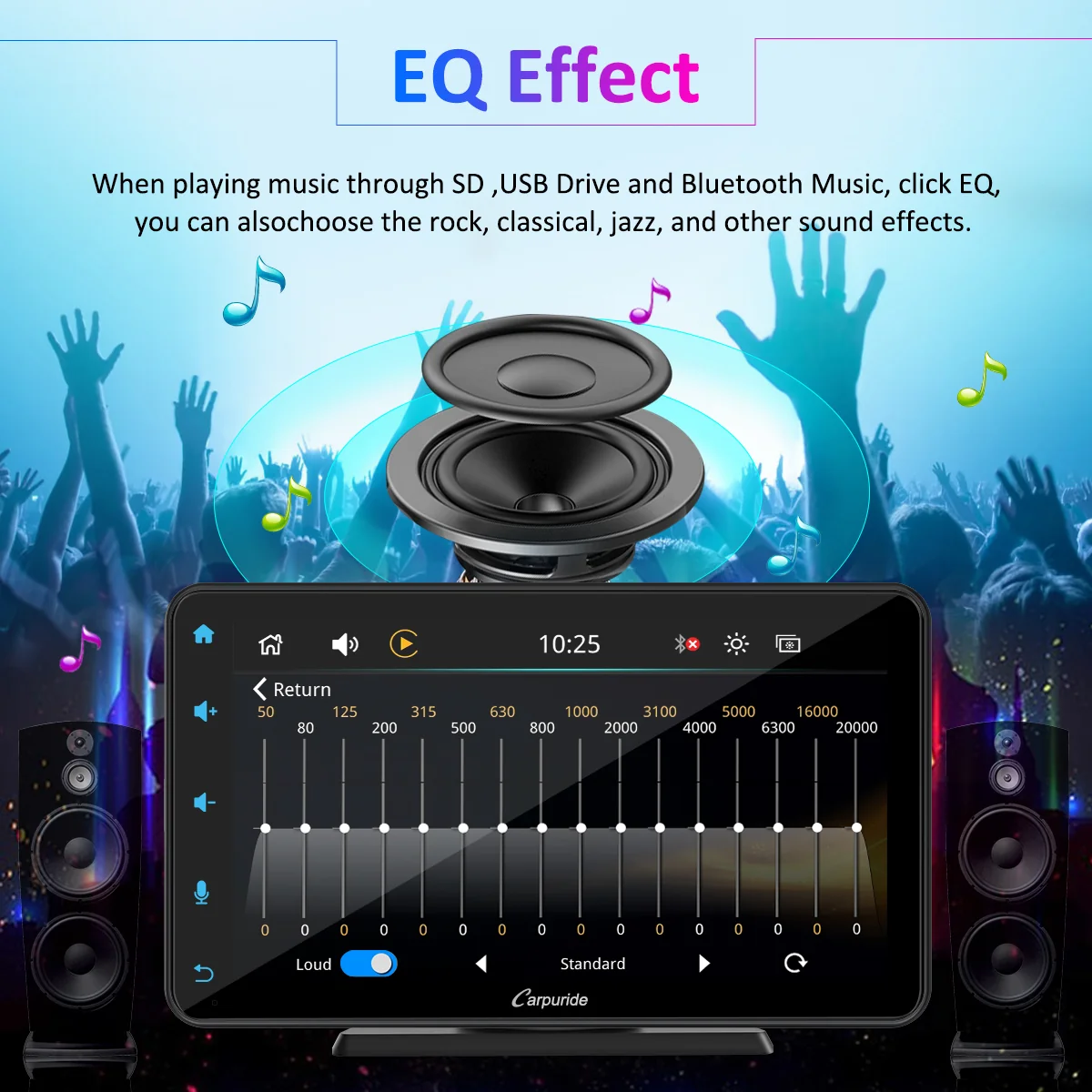CARPURIDE W707 Wireless Portable Car Stereo - Image 6