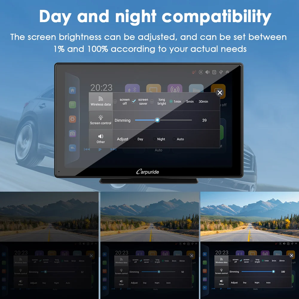 CARPURIDE W901 Plus Portable Wireless Car Stereo with Backup Camera, Support Install Apps - Image 9