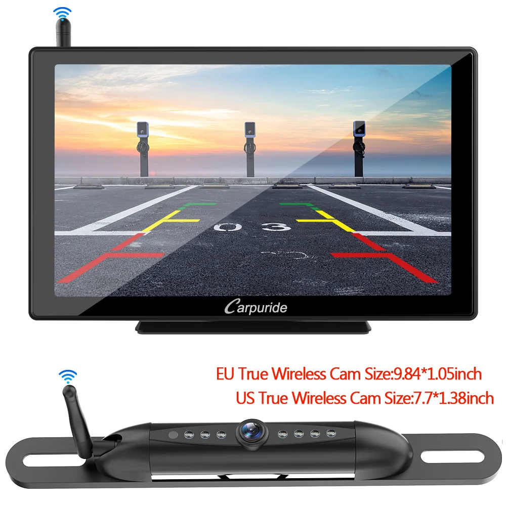 CARPURIDE W901 Portable Smart Multimedia Dashboard Console With WF01 Wireless Rear Camera - Image 13
