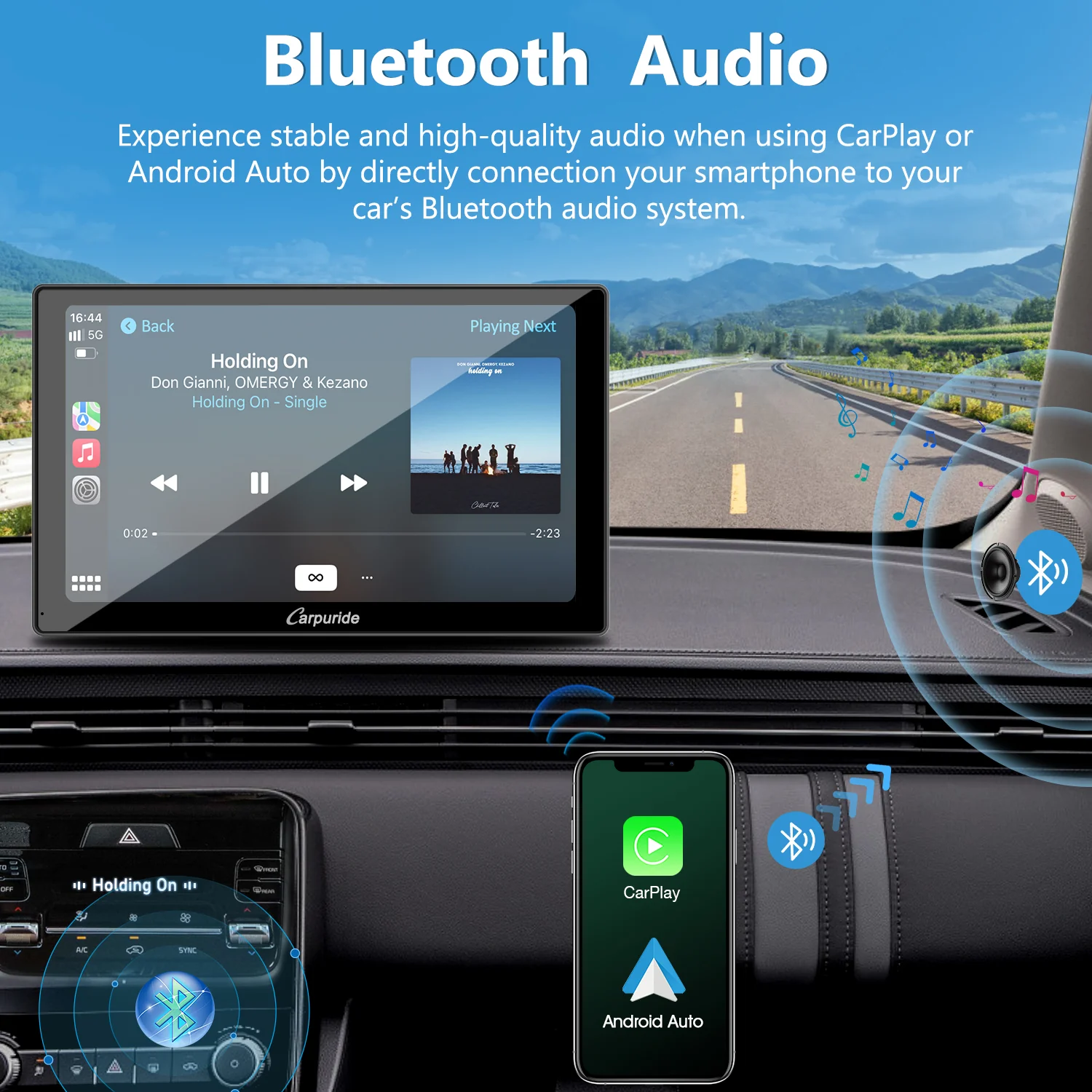 CARPURIDE W905 Portable Smart Multimedia Car Stereo with Dual Cameras and DVR Function - Image 7