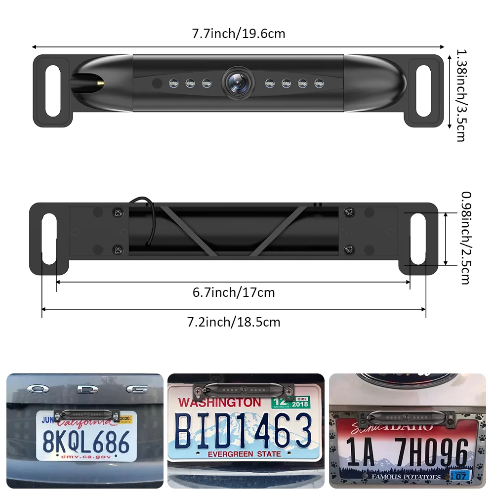 CARPURIDE WF01 Wireless Rear Camera (Only Suitable for Carpuride Screen) - Image 3